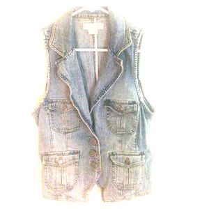 Michael kors jean vest